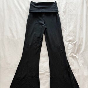 Aerie Midnight Black Flare Pants